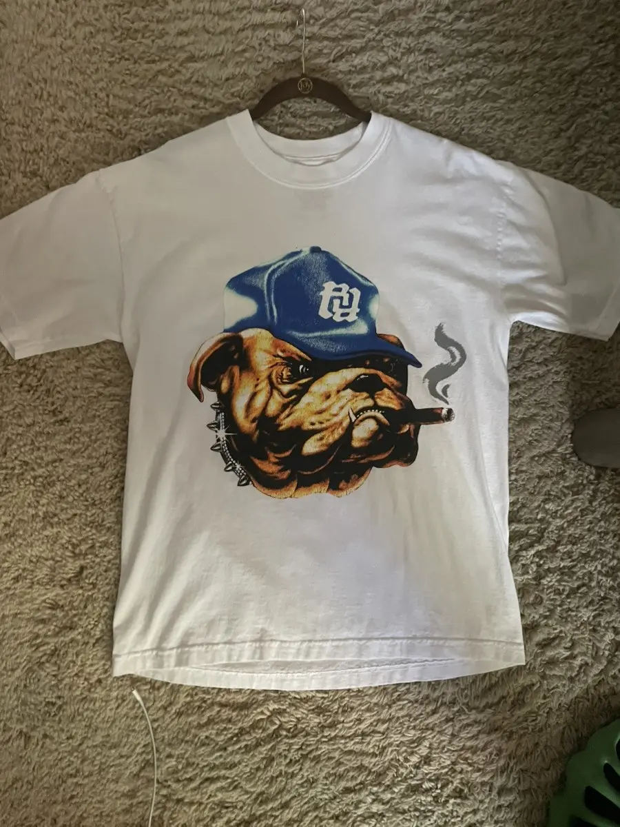 5f9b4bb1205443b2afb74cedd6e18040 (Medium) Kankan Really Rich 'RR Bulldog' Tee